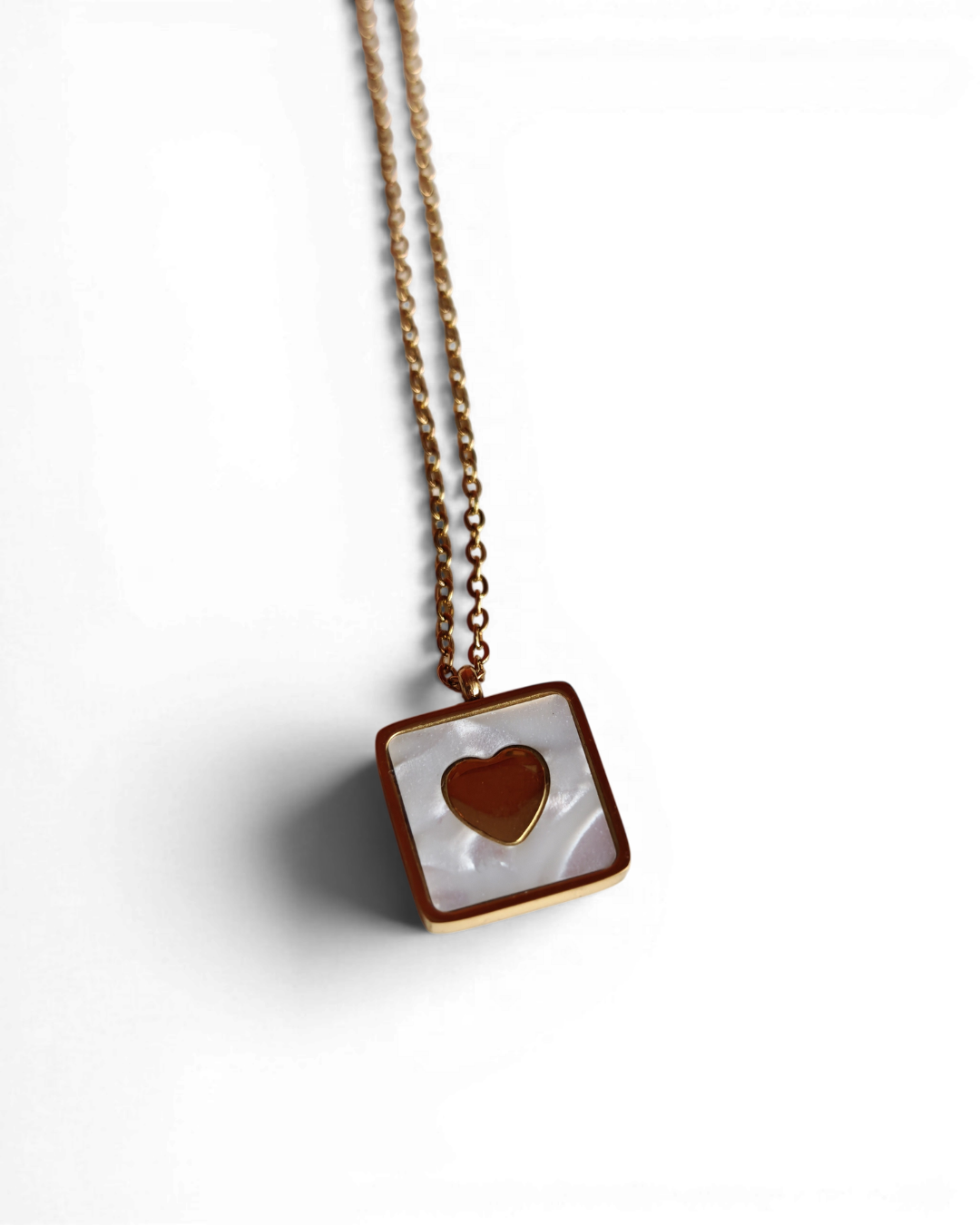 Collier "Amour vrai" en acier inoxydable