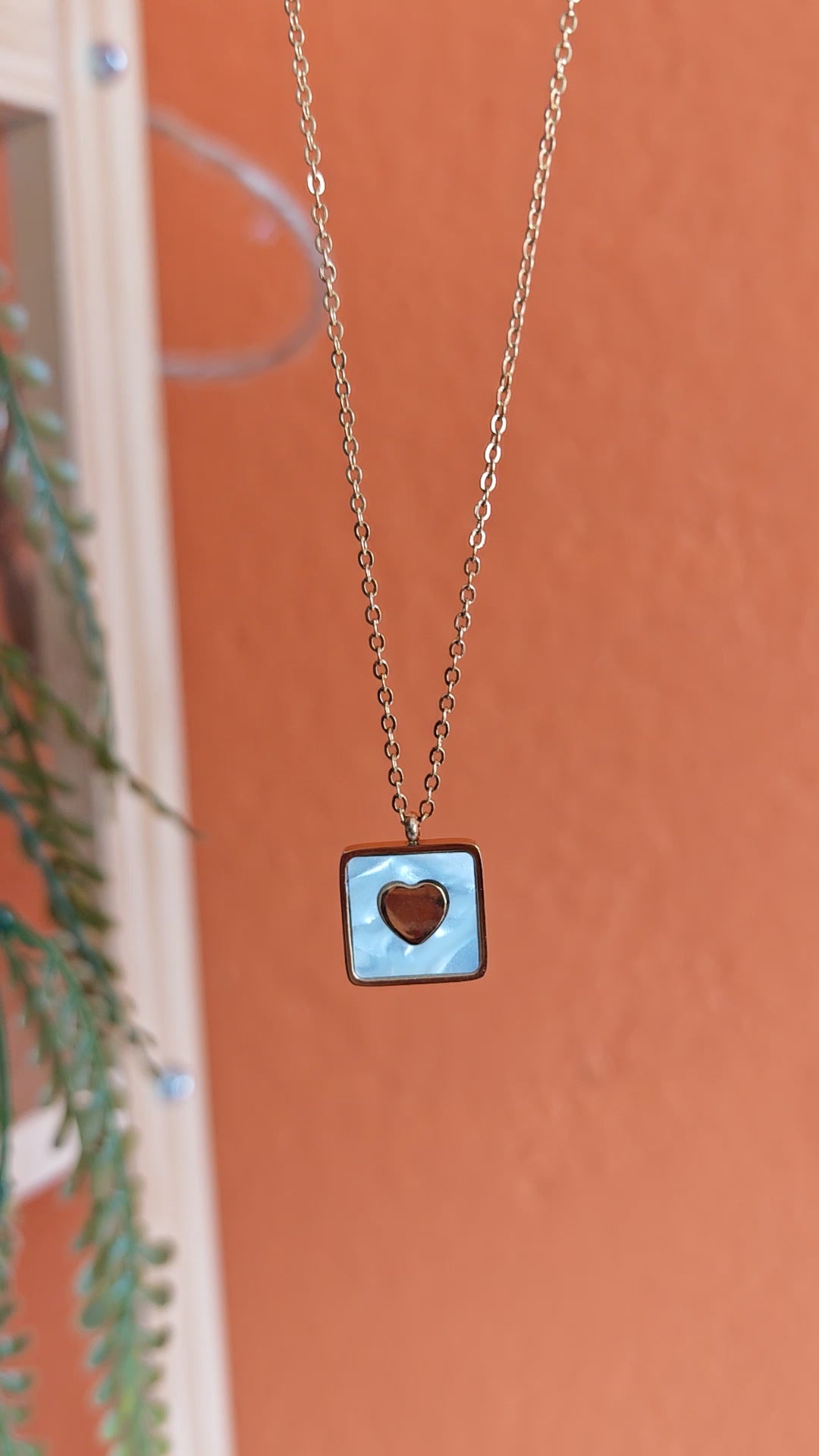 Collier "Amour vrai" en acier inoxydable