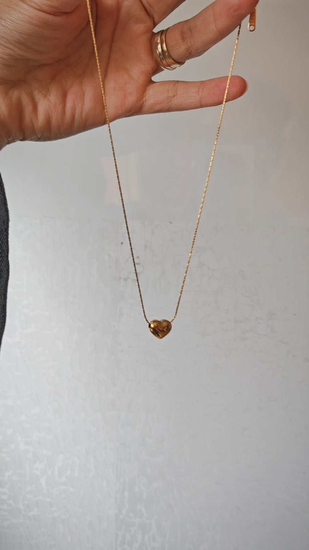 Collier "Amour parfait" en acier inoxydable