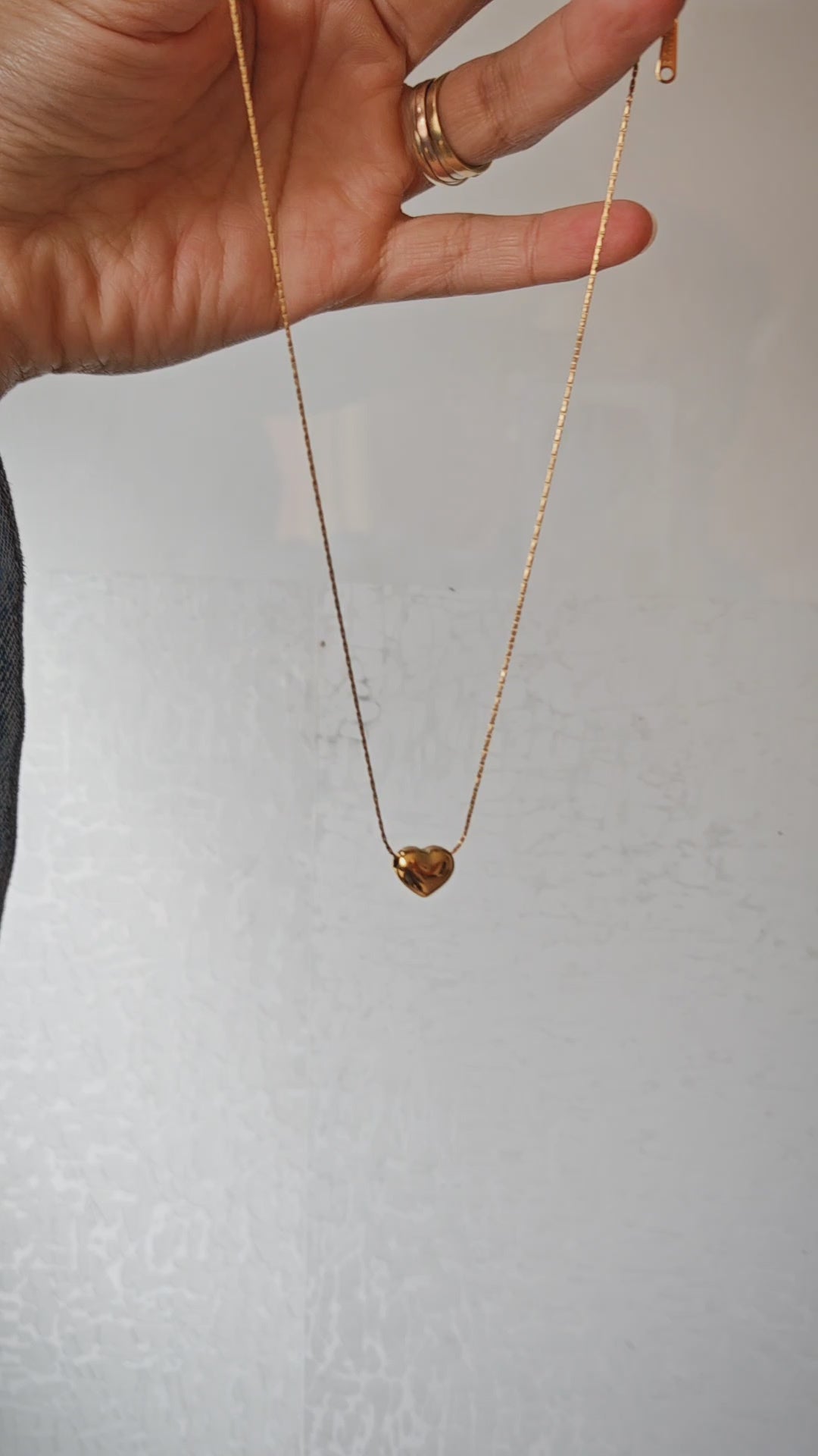 Collier "Amour parfait" en acier inoxydable